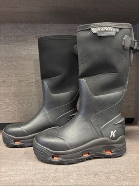 Men's Korkers Neo Storm Waterproof Boots w/All Terrain Sole (Black) - Size 9